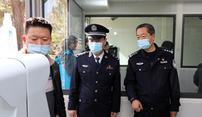 张涛总经理前往天安门地区周边及长安街沿线检查辅警安保工作